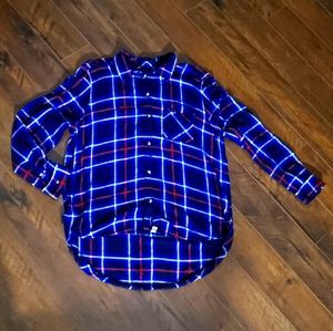 NWOT AE Boyfriend Fit Plaid Flannel